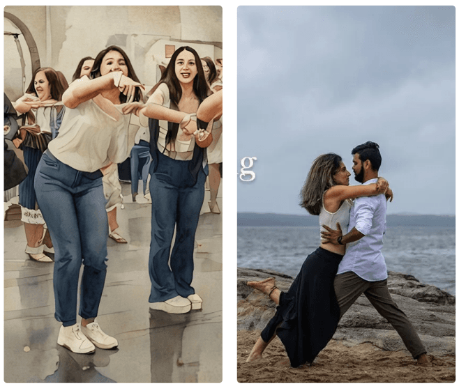 Dance workshop group